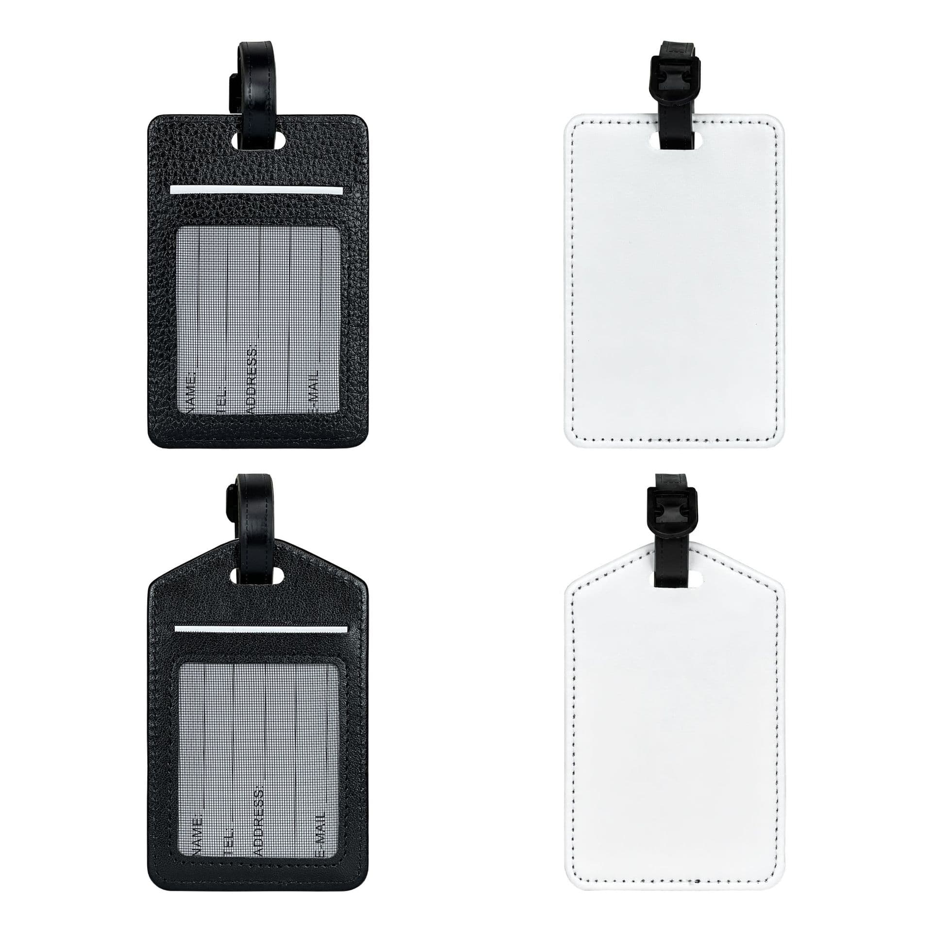 Factory Direct Heat Transfer Luggage Tags, Heat Sublimation Work Badges, Heat Transfer Blank Product Series, Ready Stock