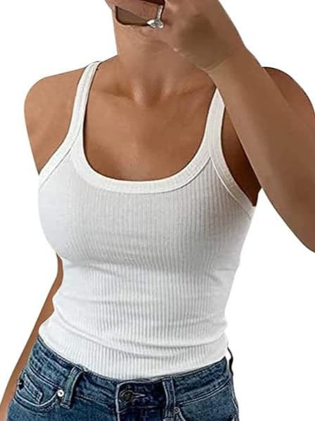 Women's Cross-Border American-Style Cami Top, Summer Outerwear Pullover, Inner Layer Sporty Streetwear, European and American Fashion Women's Clothing