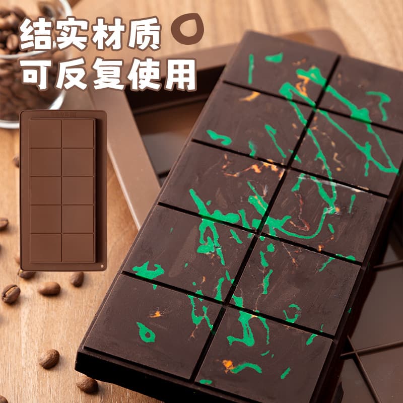Dubai Chocolate Mold Food Grade Silicone Mold Handmade DIY Filled Pistachio Long Shape Small and Large Size