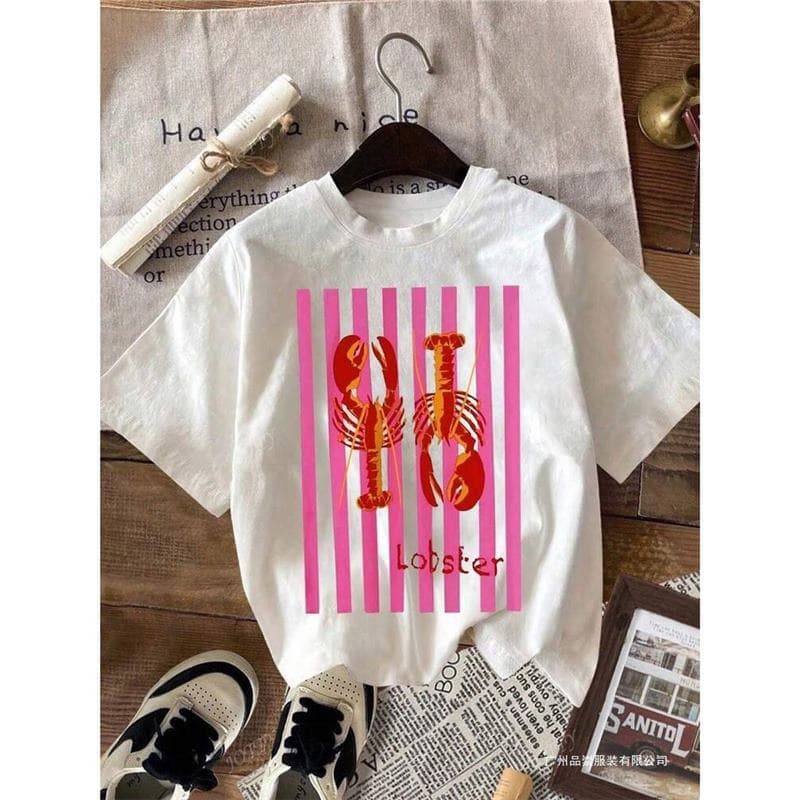 Cross-border Hot Seller [Cross-border EU Size] Women Summer Casual Crew Neck Short Sleeve