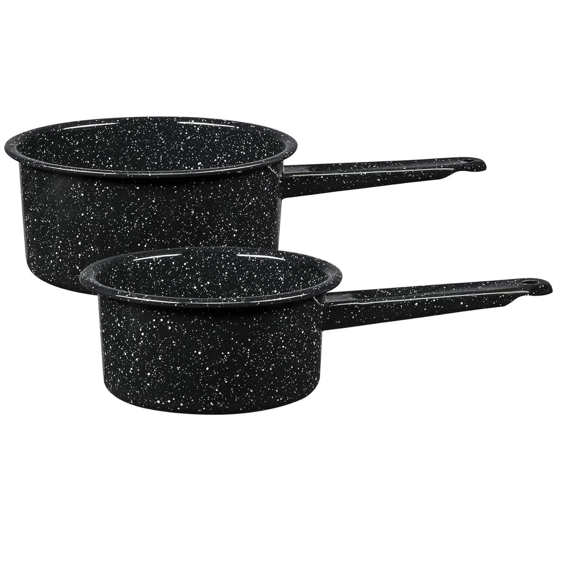 Enamel Electric Grill Milk Pot Enamel Pot Single Handle Induction Cooker Pot Gas Stove Pot Cast Iron Children's Complementary Food Pot Outdoor Pot
