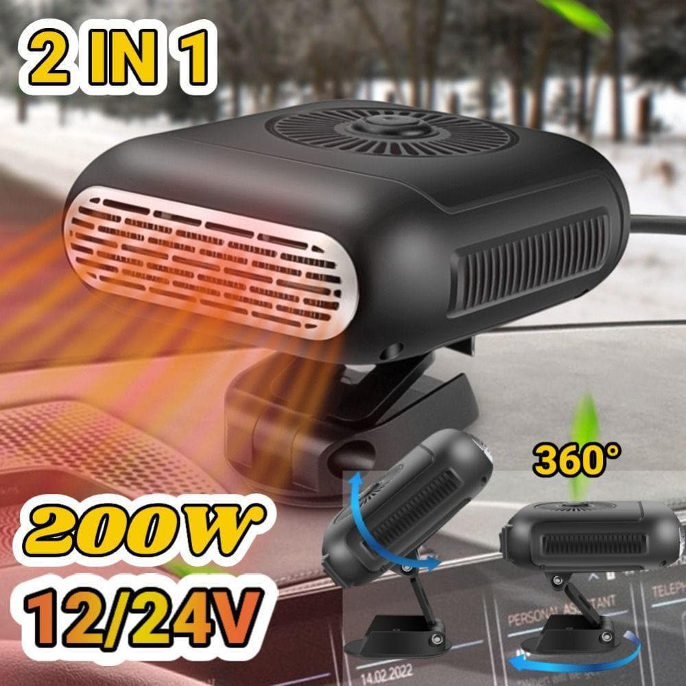 Winter Emergency Car Heater 12V/24V Vehicle Front Windshield Defogger Defroster Heater