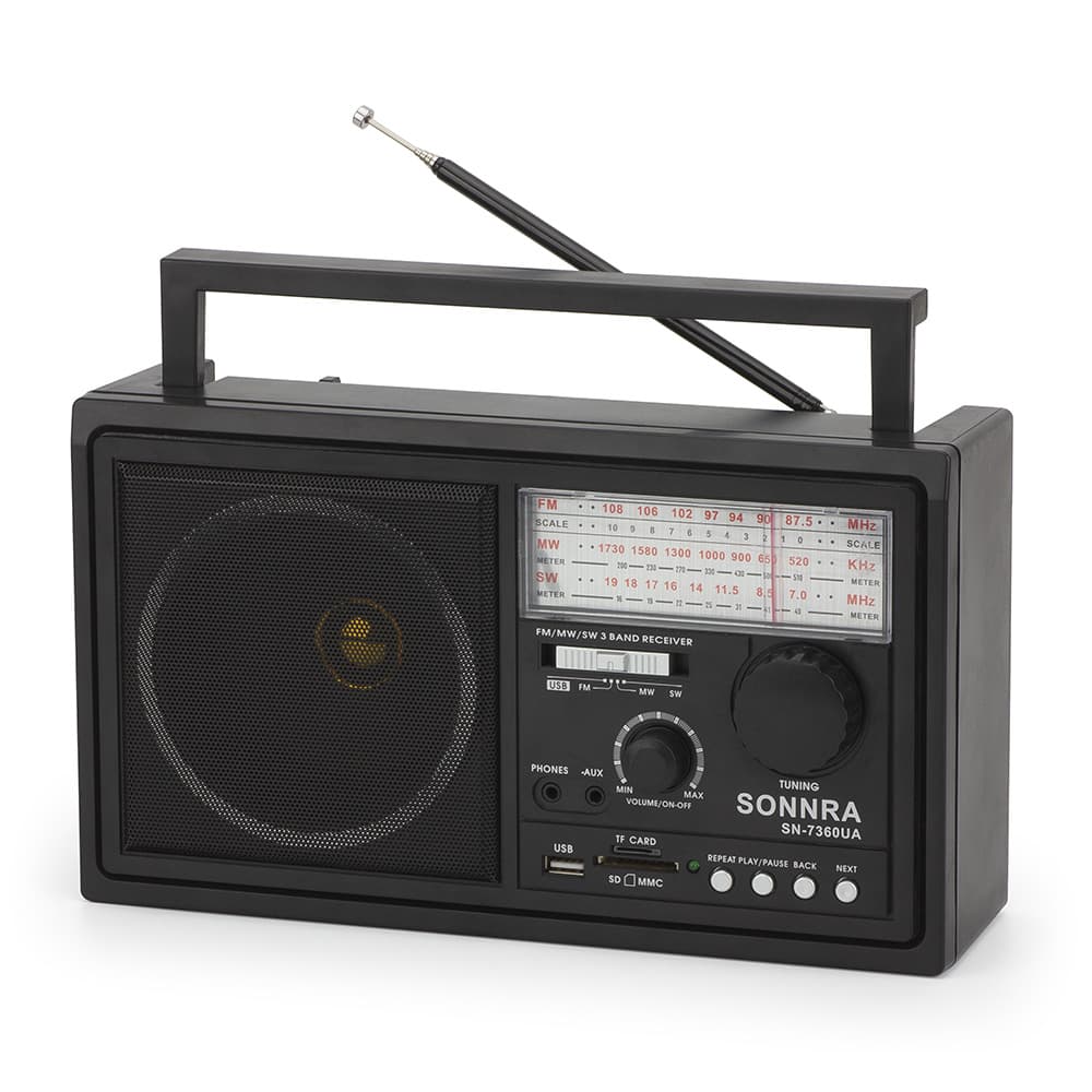 Wholesale foreign trade radios, multi-functional card slot portable outdoor karaoke player with speaker, full-band manual tuning radio