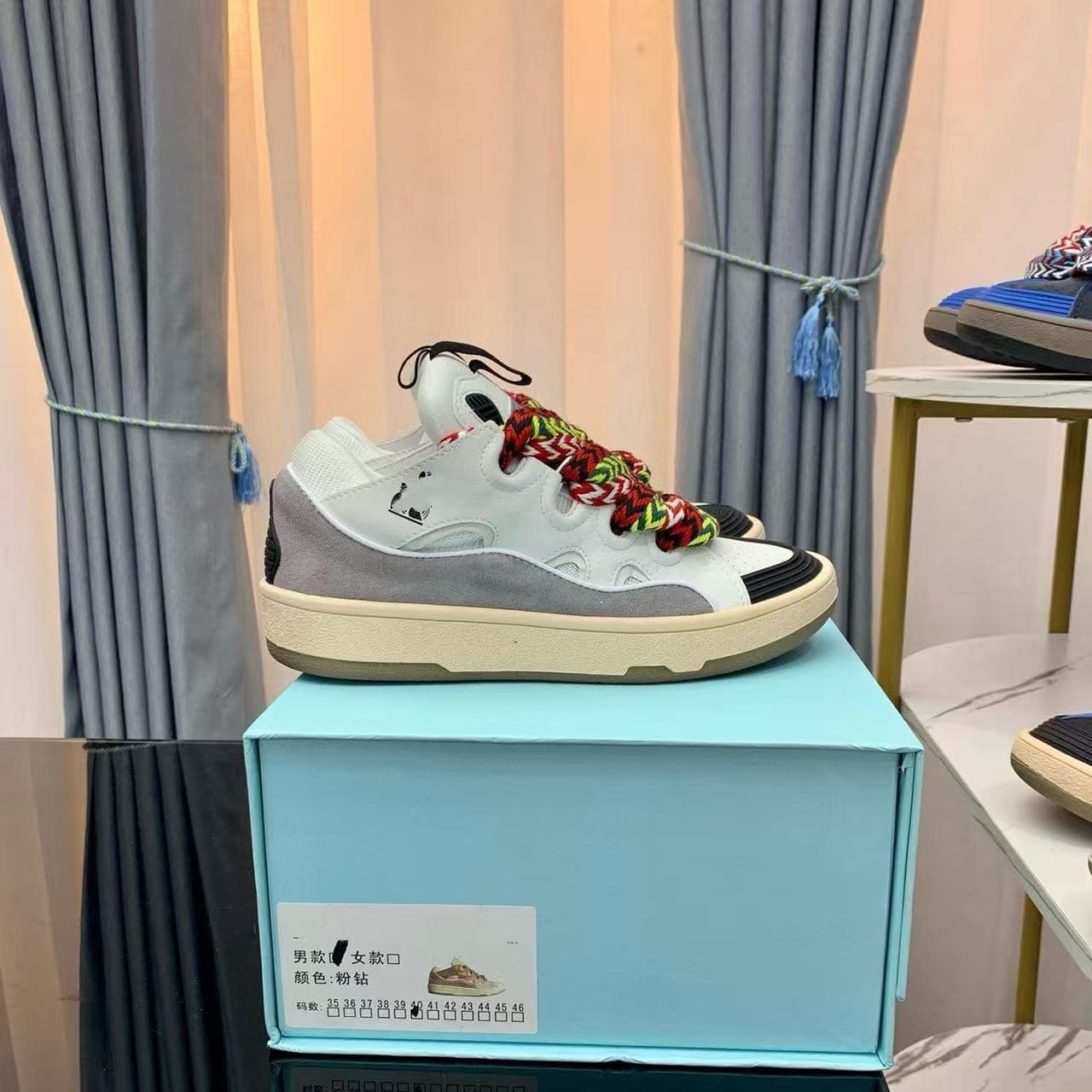 2026 Spring New Style Chunky Sneakers Fashion Couple Dad Shoes Thick Sole Color Block German Training Shoes Running Anti-Slip Shoes for Men and Women