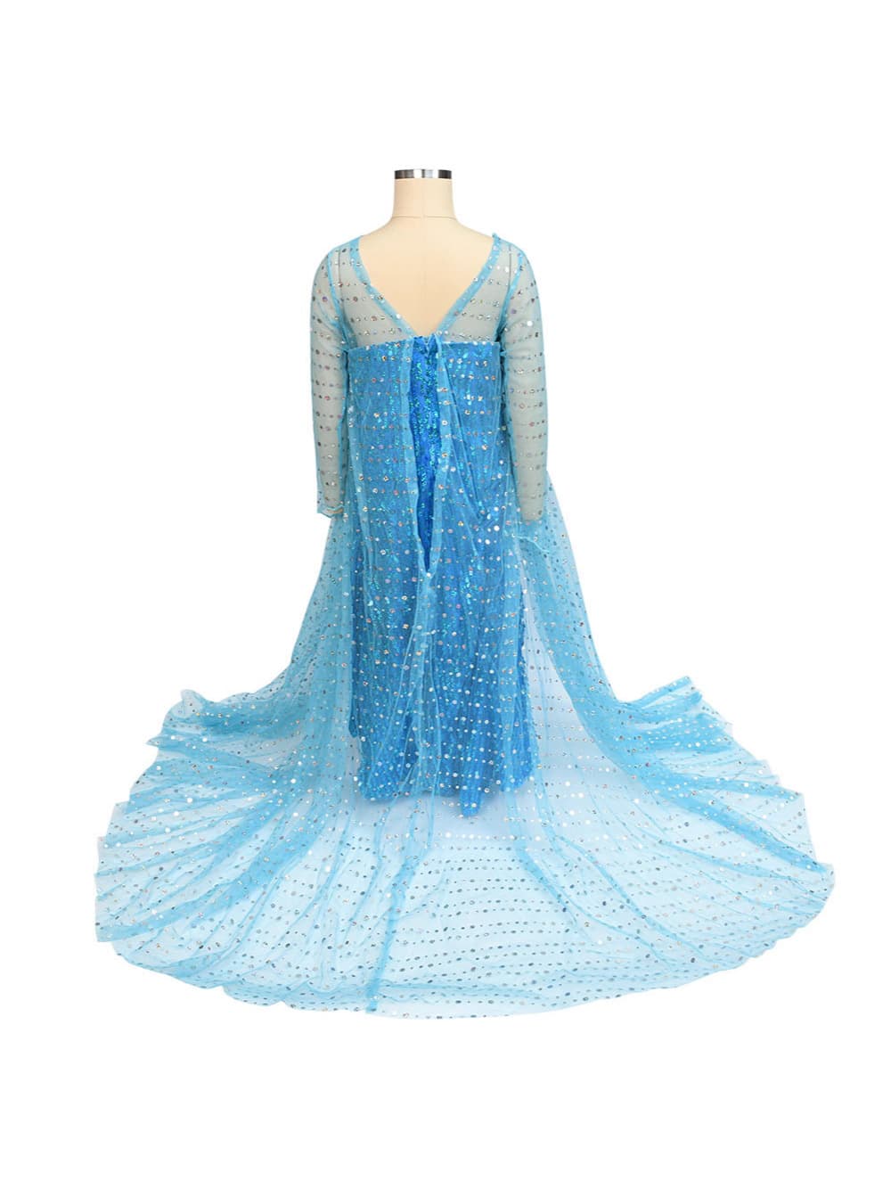 Elsa Princess Dress Halloween Kids Frozen Elsa Costume Dress Autumn Sequin Dress Factory Direct