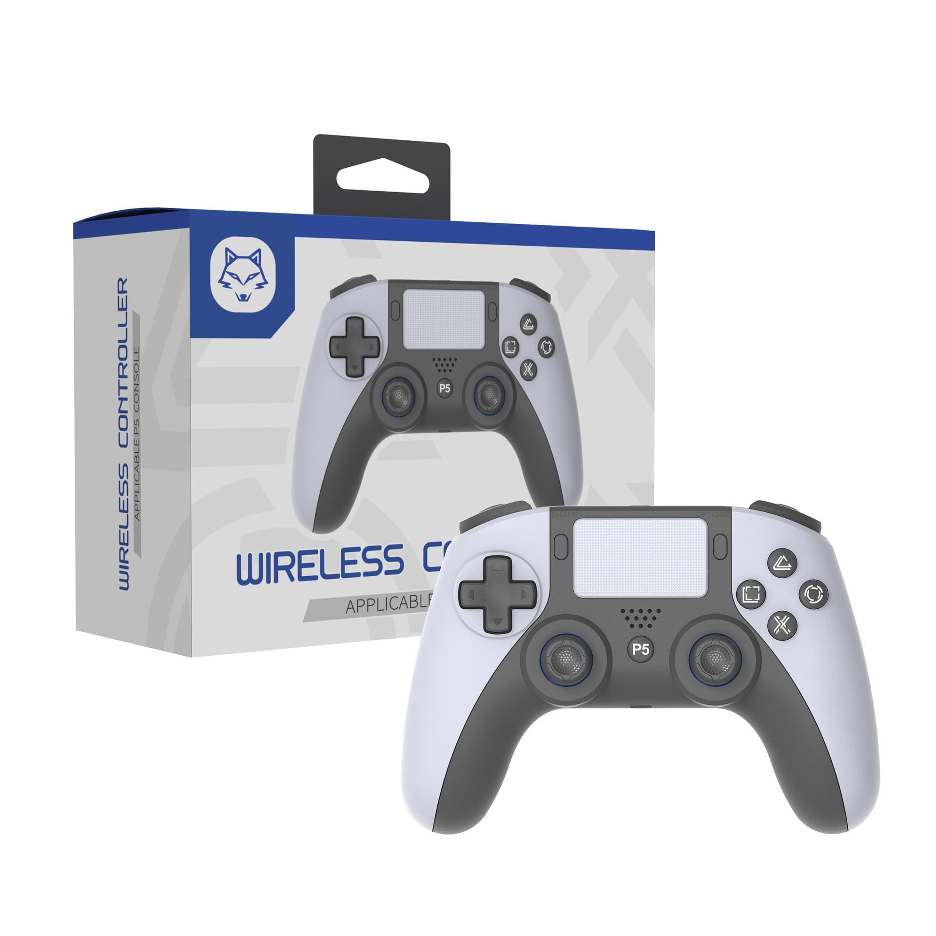 PS5 Wireless Controller PS5 Game Controller Supports Turbo Hall Trigger with Macro Programming