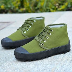 High-top Thick Sole Liberation Shoes Men's Women's Labor Protection Yellow Rubber Shoes Anti-slip Wear-resistant Farm Field Shoes Dad Work Shoes