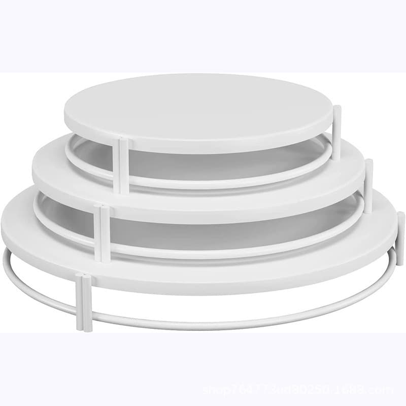 Yama European-style Cake Stand Fruit Dessert Plate Creative Gold Dessert Tray Iron Single-layer Cake Plate