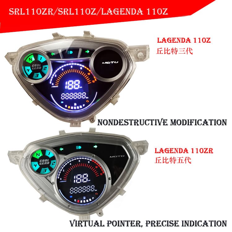 Export Malaysia SRL11OZ SRL11OZR FI LAGENDA 110Z motorcycle modification meter
