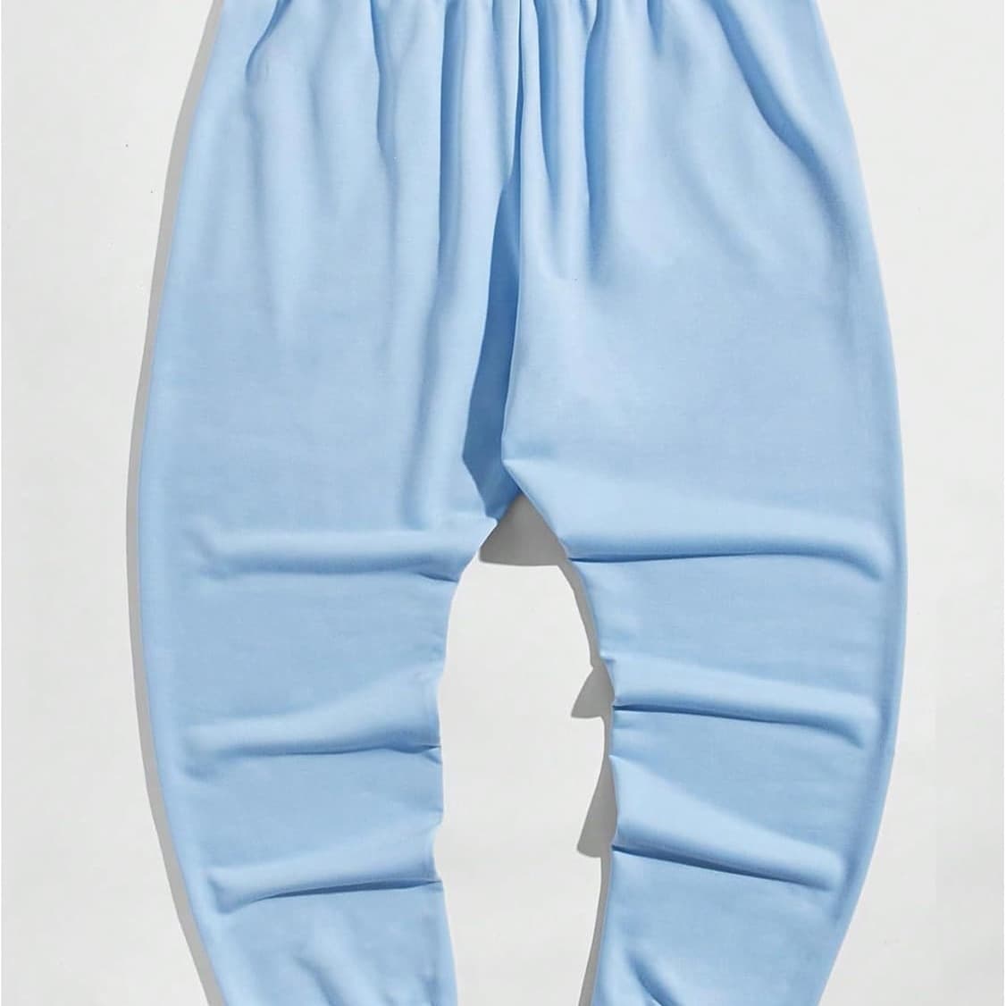 Men's graphic sweatpants cartoon print drawstring waist sports fitness spring and autumn style