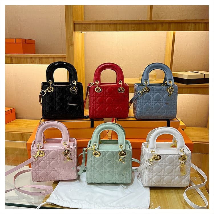 Cross-border Original D Logo Monogram Toujours Tote Bag Underarm Bag Vintage Shoulder Crossbody Lady Dior