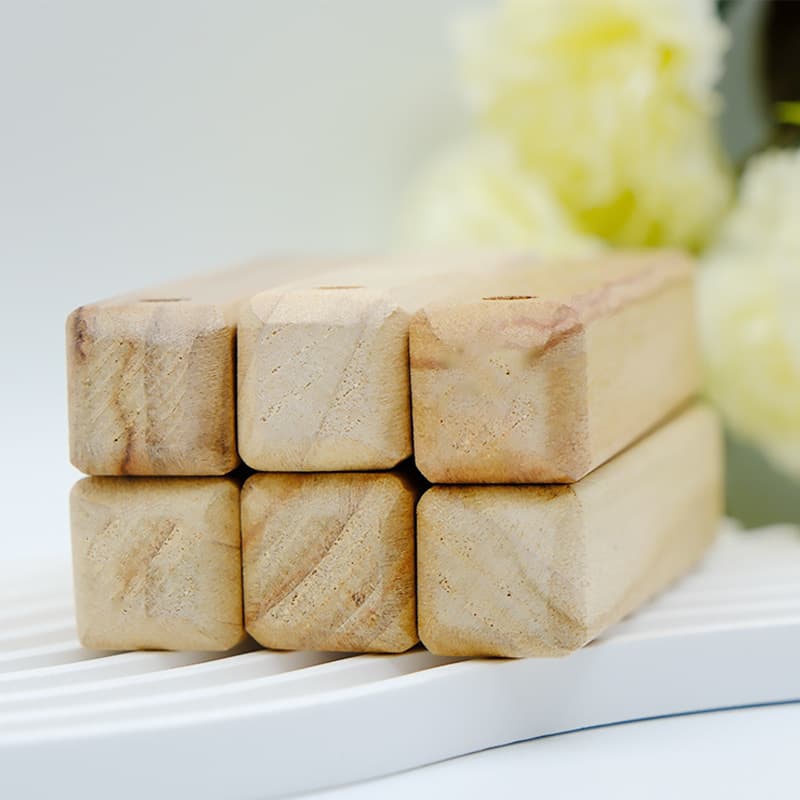 Camphor wood strips/blocks for cashmere and wool sweater deodorizing, odor removal, moisture, mold, insect, and moth prevention, fragrant camphor wood strips with logo printing option.