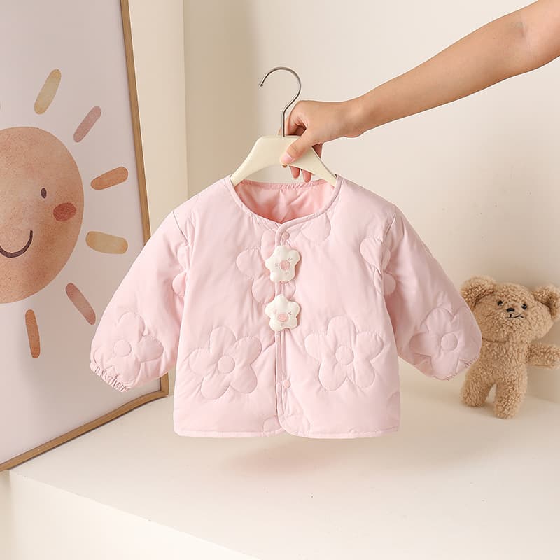 Baby jumpsuit down jacket winter lightweight new national standard 90 white duck down baby coat outdoor warm crawl suit winter