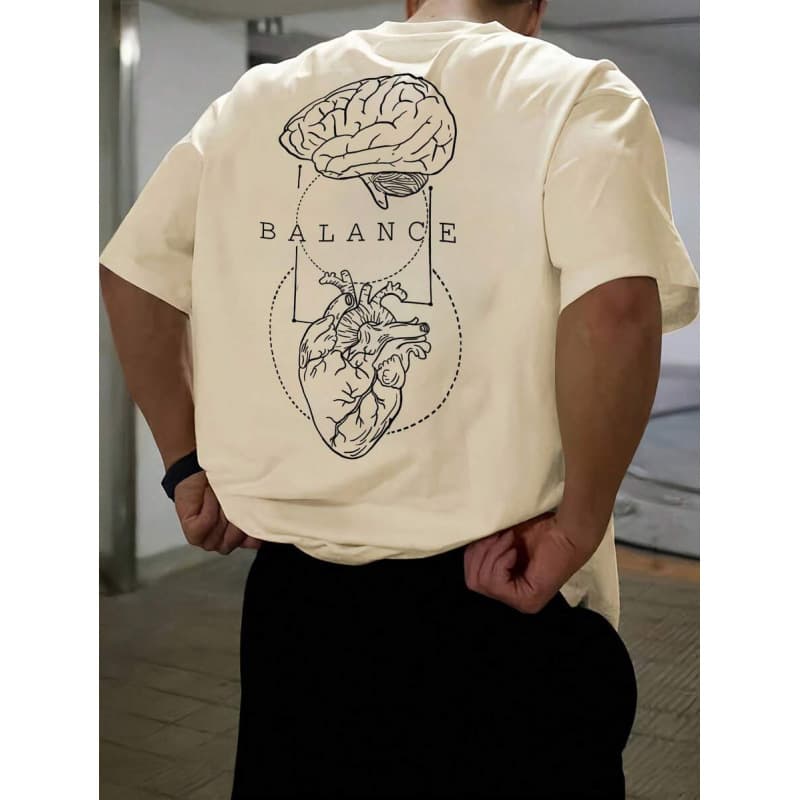 European size cotton 1pc Men's Fashionable Printed Loose Short Sleeve T-S