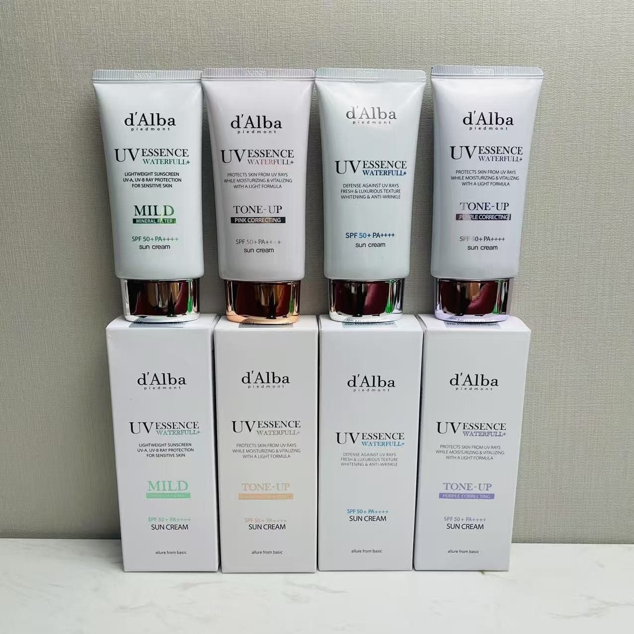 South Korea's Dalba Delper sunscreen vegan water moisturizing natural brightening isolation high-strength sunscreen skin-friendly and light