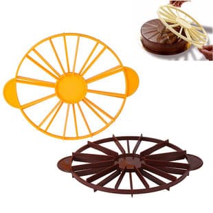 10/12 Portion Round Cake Slicer Divider Mold Cake Separator Equal Portion Cutter Baking Tool
