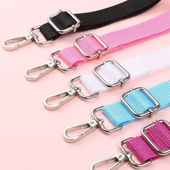 Pure Color Wide Shoulder Strap Crossbody Bag Computer Bag Speaker Camera Bag Water Cup Strap Accessories Versatile Polyester Fib