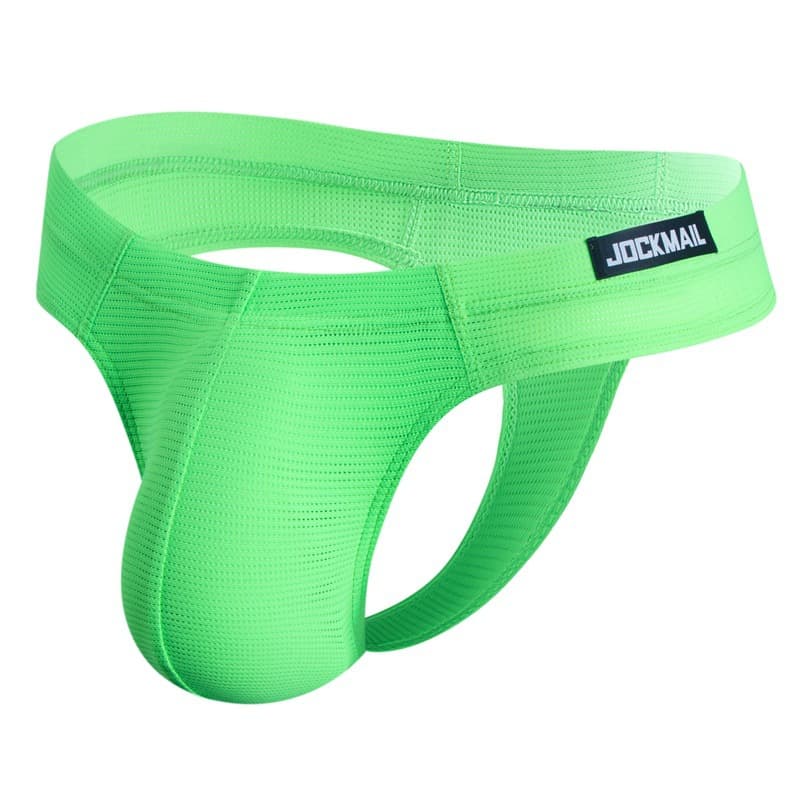 JOCKMAIL Men's Mesh Bikini Briefs Emotional Bulge Pouch Underwear