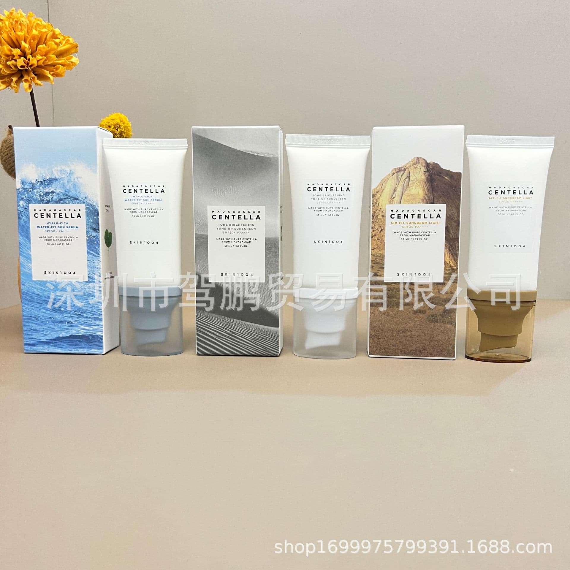 Korean skin transparent texture anti/sun cream skin care angel water feel centella asiatica light water feel sensitive skin soothing
