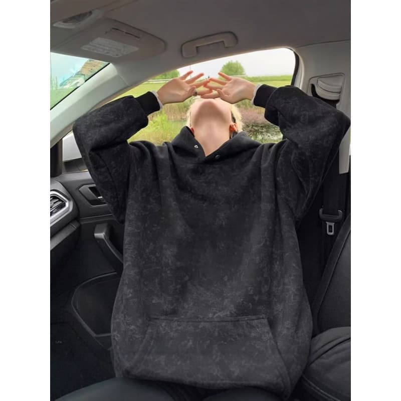 Heavyweight Tie-Dye Hoodie Men's Spring and Autumn New Streetwear American Style Clothes Teenagers Hooded Casual Jacket