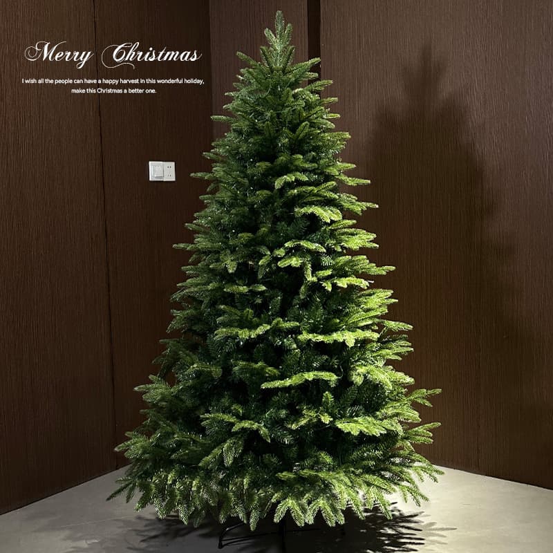 Cross-border PE Christmas Tree with Encrypted Lights, Large Christmas Tree, New Christmas Decoration