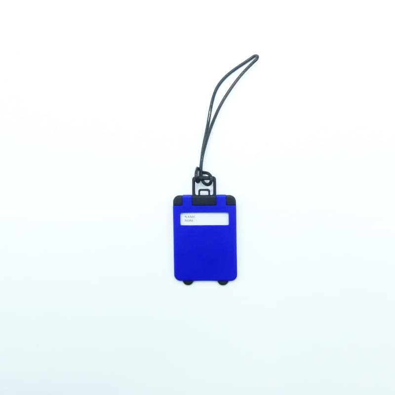 Hengda luggage, rectangular, source factory, ABS plastic box-style luggage tag, PVC aviation design