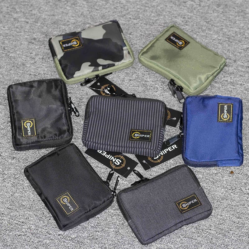 Japanese-Style Unisex Personalized Zipper Short Wallet Clutch Coin Card Holder Mini Pocket Organizer Small Bag