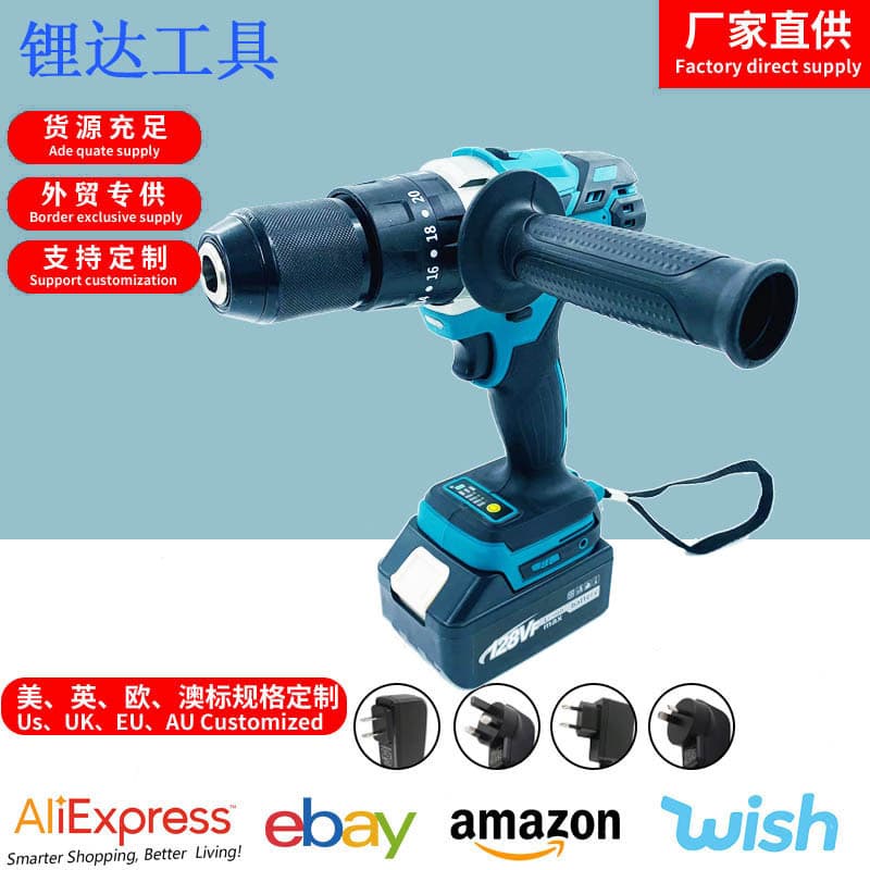 Makita Style 13mm Cordless Drill DHP481 Impact Driver Brushless Drill 18V Power Drill Electric Drill
