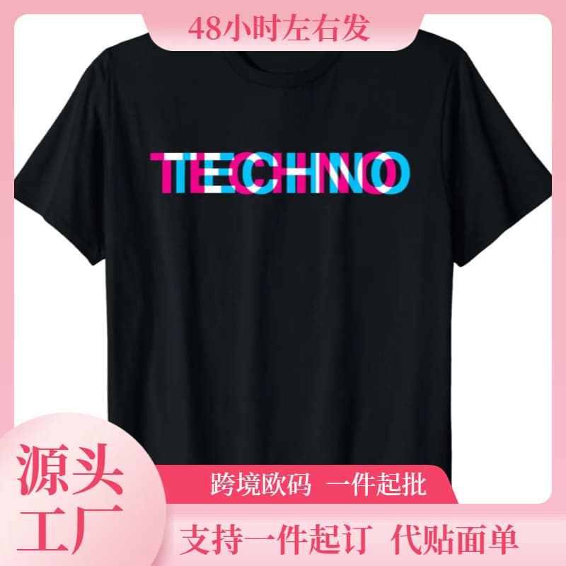 Vintage Men Women Clothes Y2k Top Ropa De Mujer Techno Music
