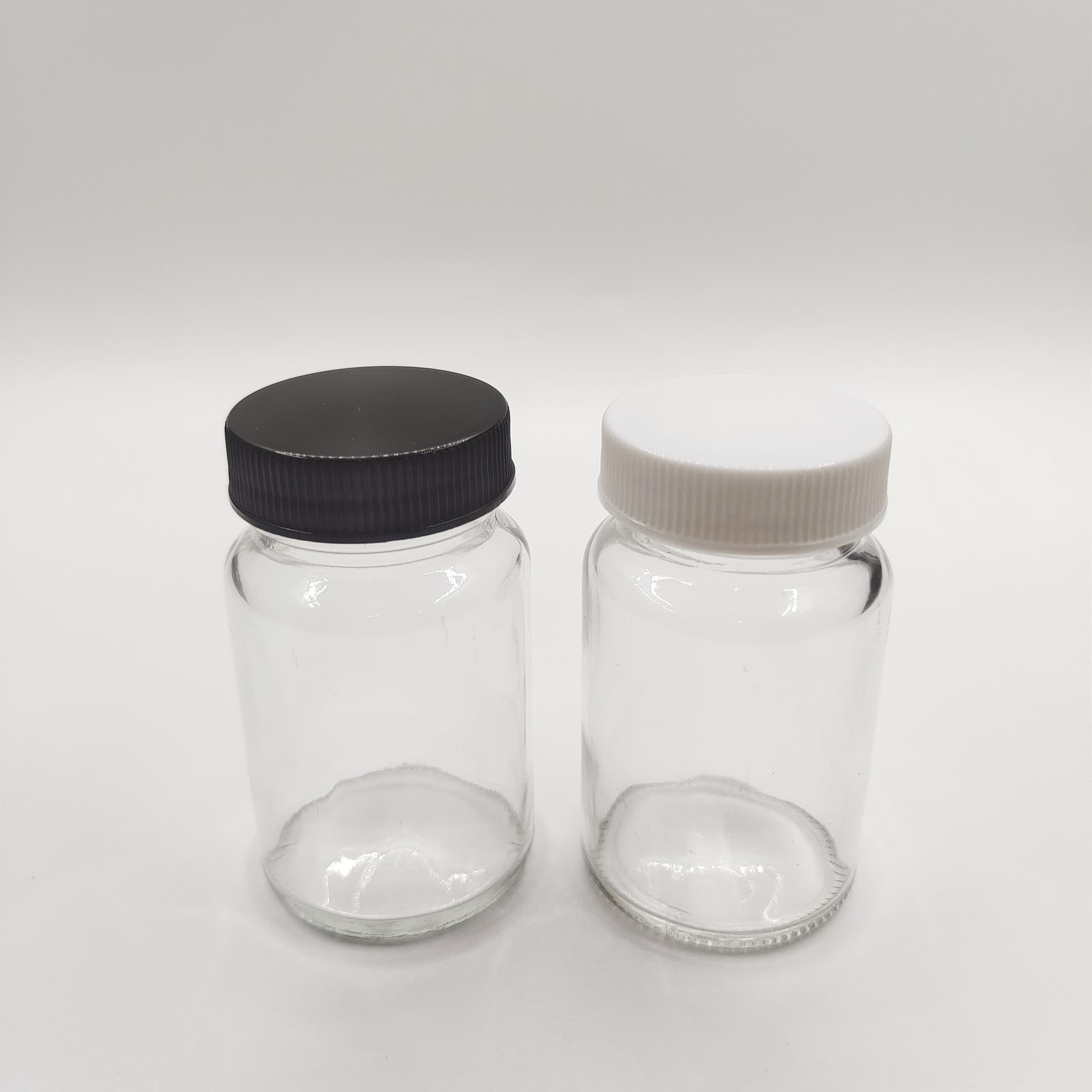 60ml 65mm Transparent Wide-Mouth Jar, 60ml Transparent Wide-Mouth Capsule/Cordyceps/Tablet/Reagent Bottle