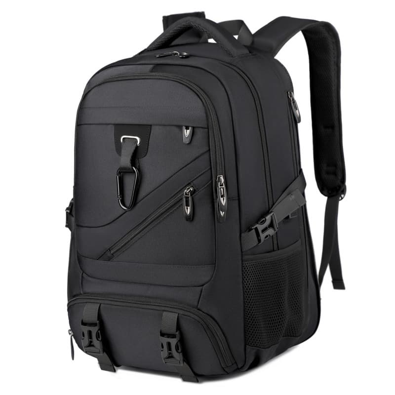 Cross-border Expandable Men's Backpack for Short Trips, Business Travel, and Outdoor Use with Separate Shoe Compartment