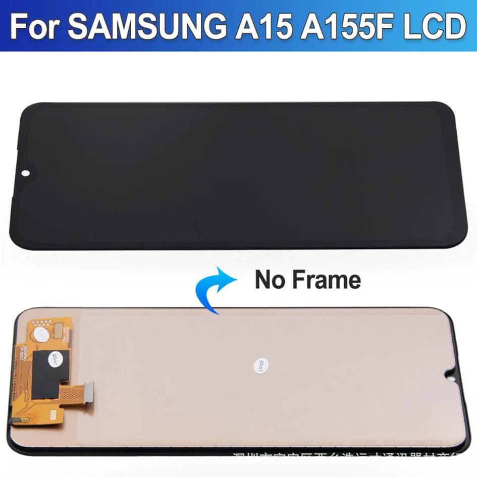 Wholesale from physical store, compatible with Samsung A15 LCD screen assembly A155F display, mobile phone screen, full fit