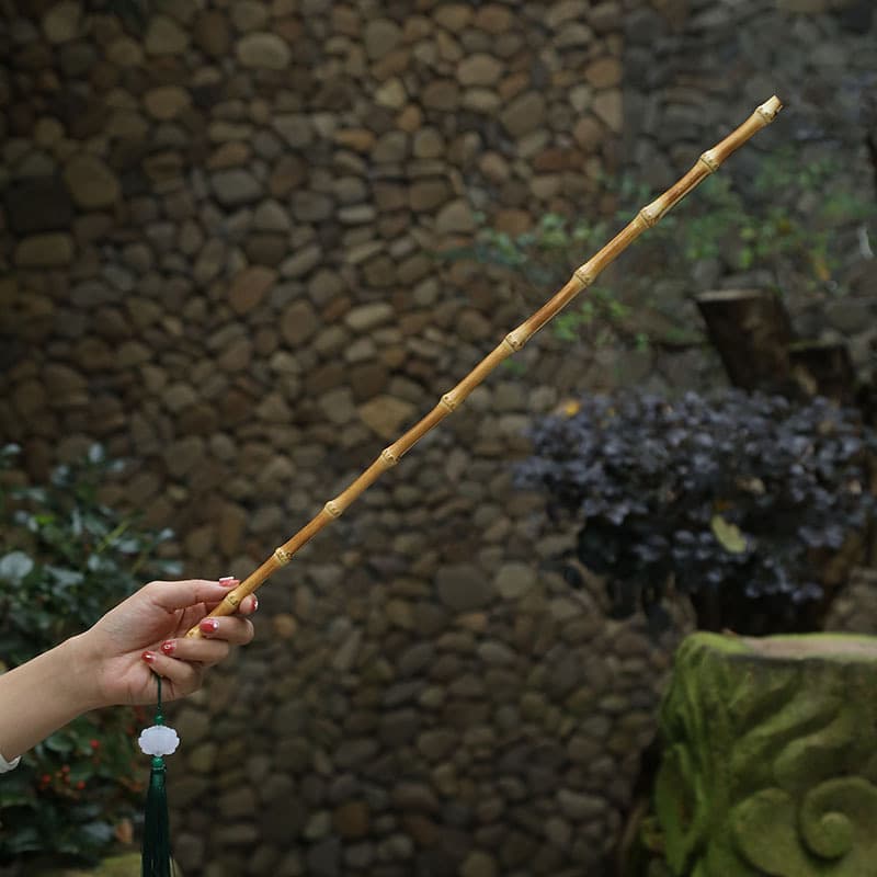 Natural Bamboo Teaching Pointer and Discipline Ruler, Doubles as Dance Baton or Collectible Artisan Item