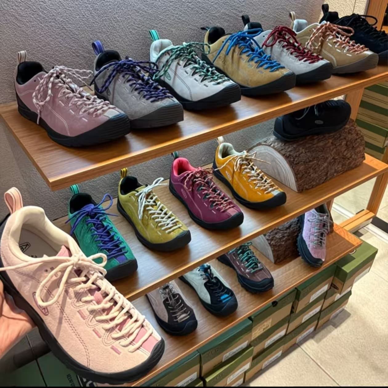 Keen Jasper Mountain Outdoor Hiking Shoes for Men and Women Camping Shoes Breathable Abrasion-Resistant Casual Shoes Cross-Border Men's Shoes