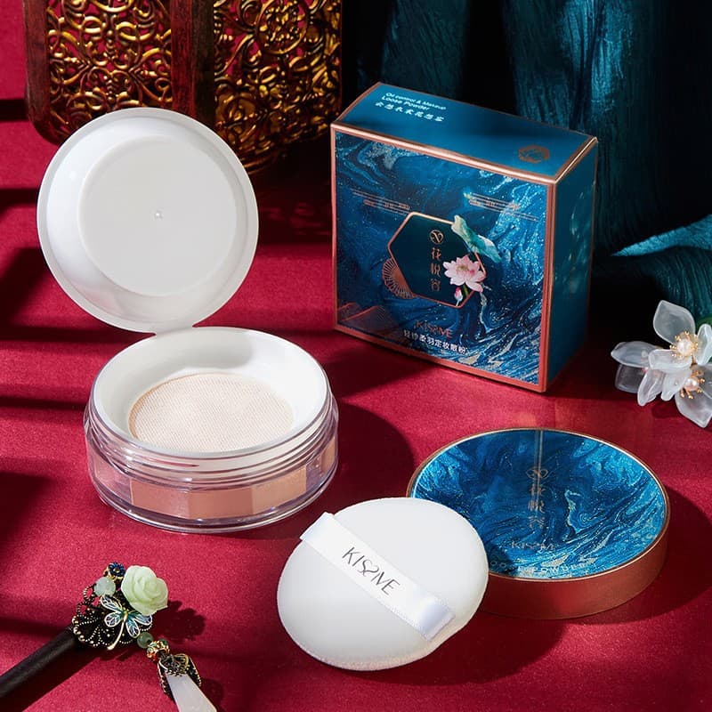 Ancient Charm New Look Loose Powder Setting Powder Long-Lasting Waterproof Sweatproof Non-Smudge Oil-Control Non-Caking Student