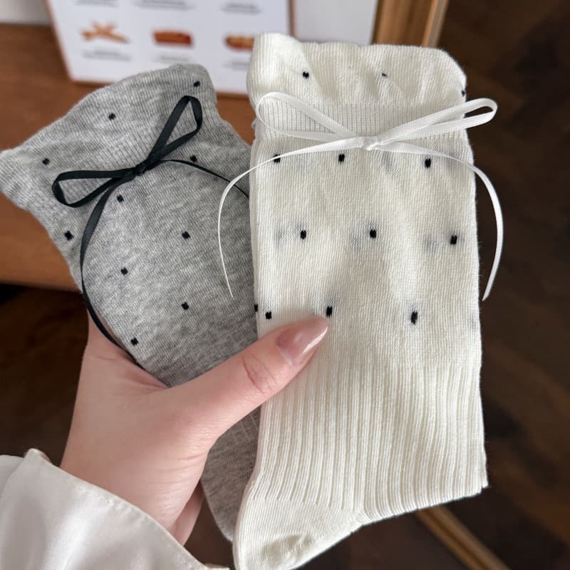 New Lace Socks Drop Shipping Stacking Socks Women Niche Runway Style Letter Mid-Calf Socks Korean Dongdaemun Socks Trendy Socks
