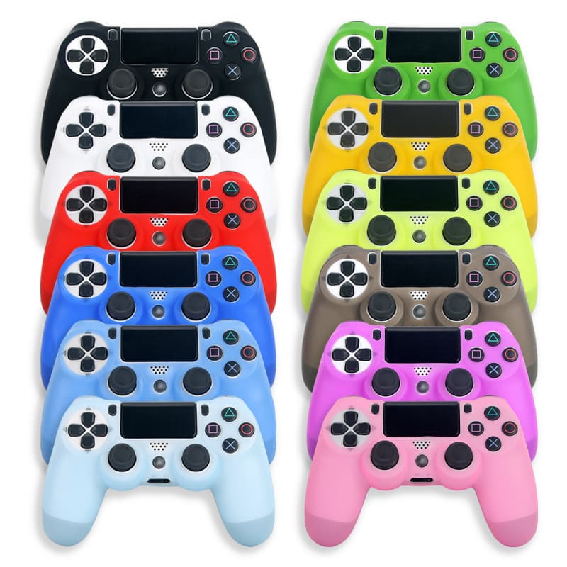 PS4 Controller Silicone Case SLIM PS4 PRO Controller Protective Cover Soft Rubber Shell