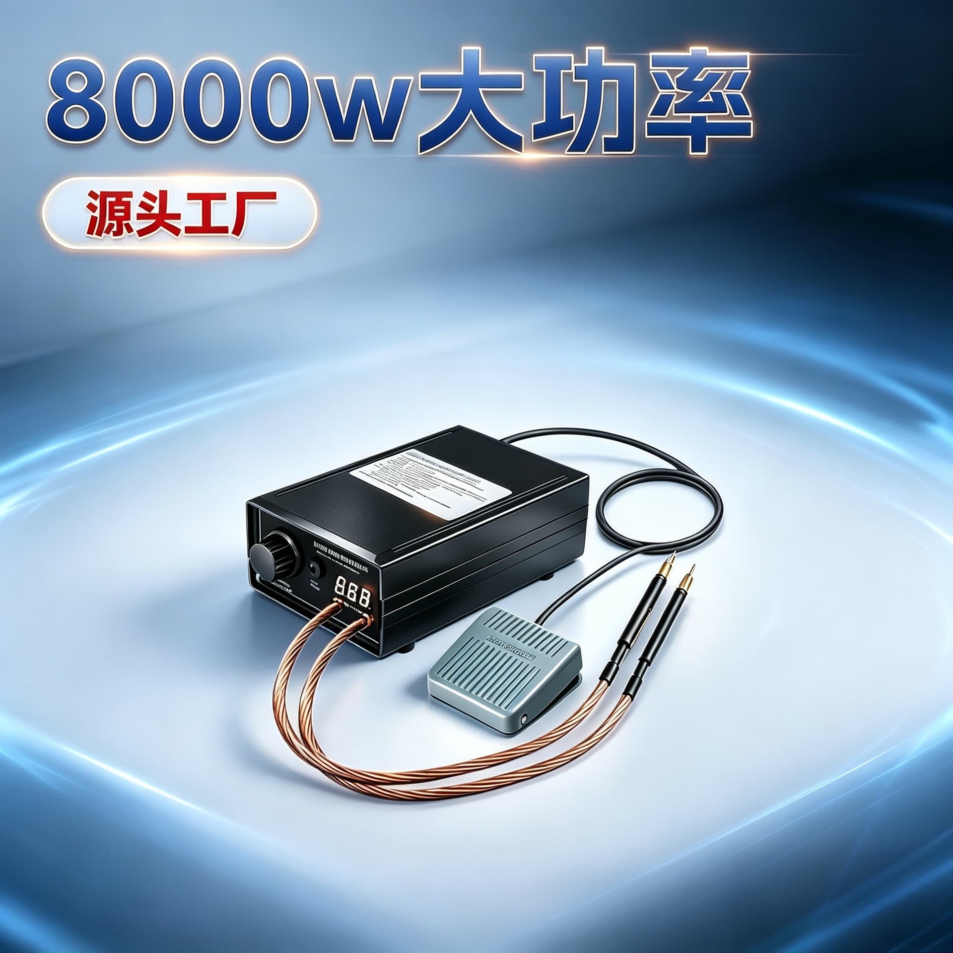 High-Power Spot Welder Machine for 18650 Lithium Battery Mobile Phone Battery Welding Capable of Welding 0.3mm