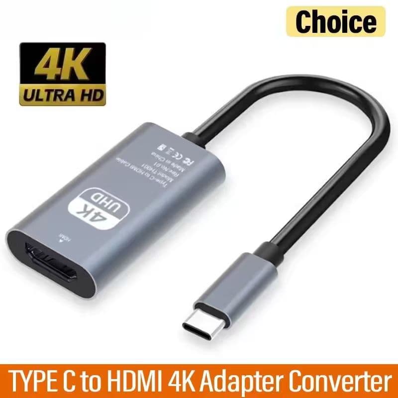 Cross-border 2m Type-C to HDMI Cable for Phone to Monitor Screen Mirroring 4K Adapter