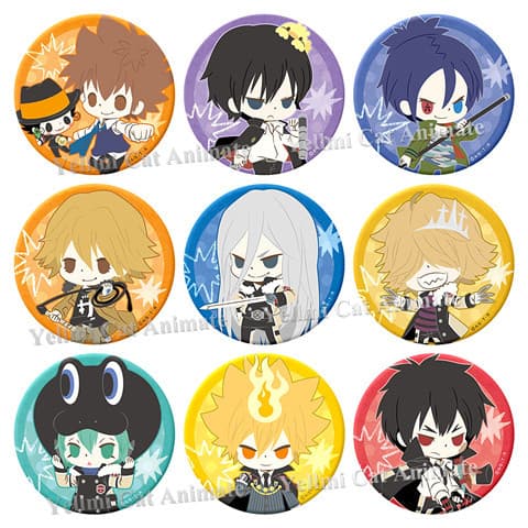 Hitman Reborn Badge Hibari Mukuro Vongola Primo Anime Pin Badge Q Version/A