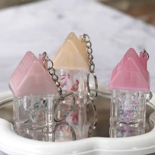 ML8083A Transparent LUCKY MODEL Cross-border Export Moisturizing Lip Oil Lip Gloss Small House Fruit Slices