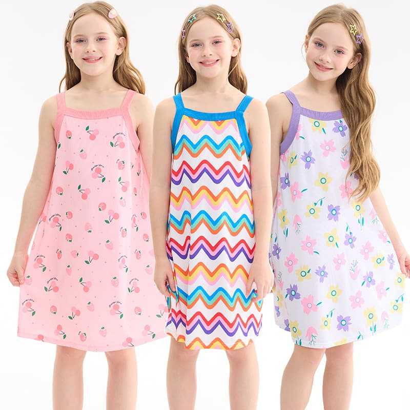 2024 summer girls' skirts, children's ins style princess suspender skirts, girls' dresses, new children's wear floral skirts