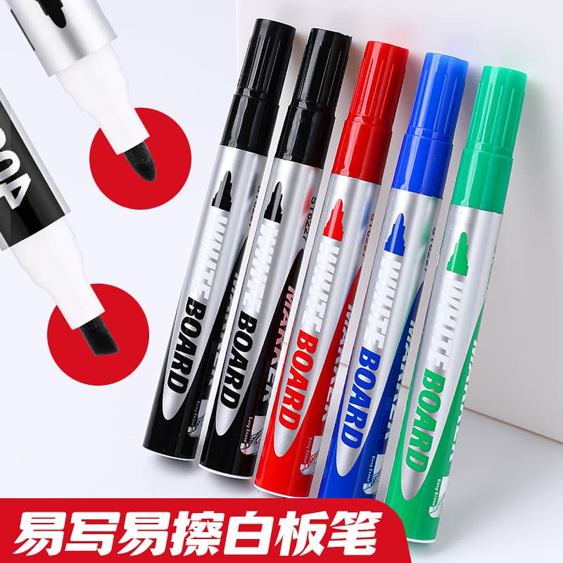 Whiteboard pen erasable children's large-capacity drawing board pen teacher thick head red blue black green easy erasable marker marker wholesale