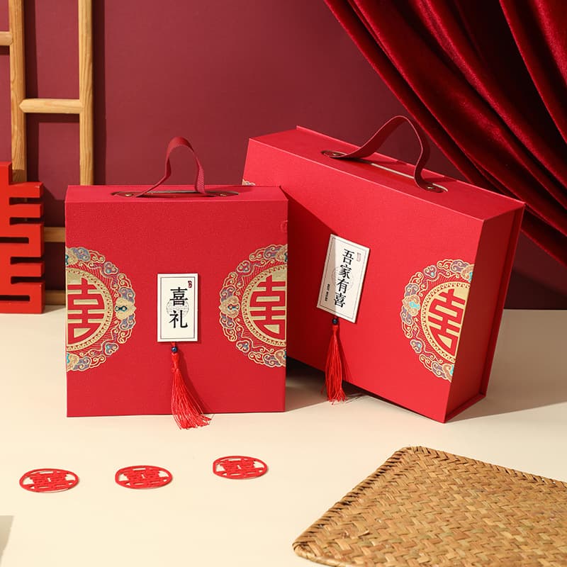 Engagement Candy Box High-End Look Handheld Box Frosted Birthday Creative Gift Box Large Baby Shower Favor Gift Box