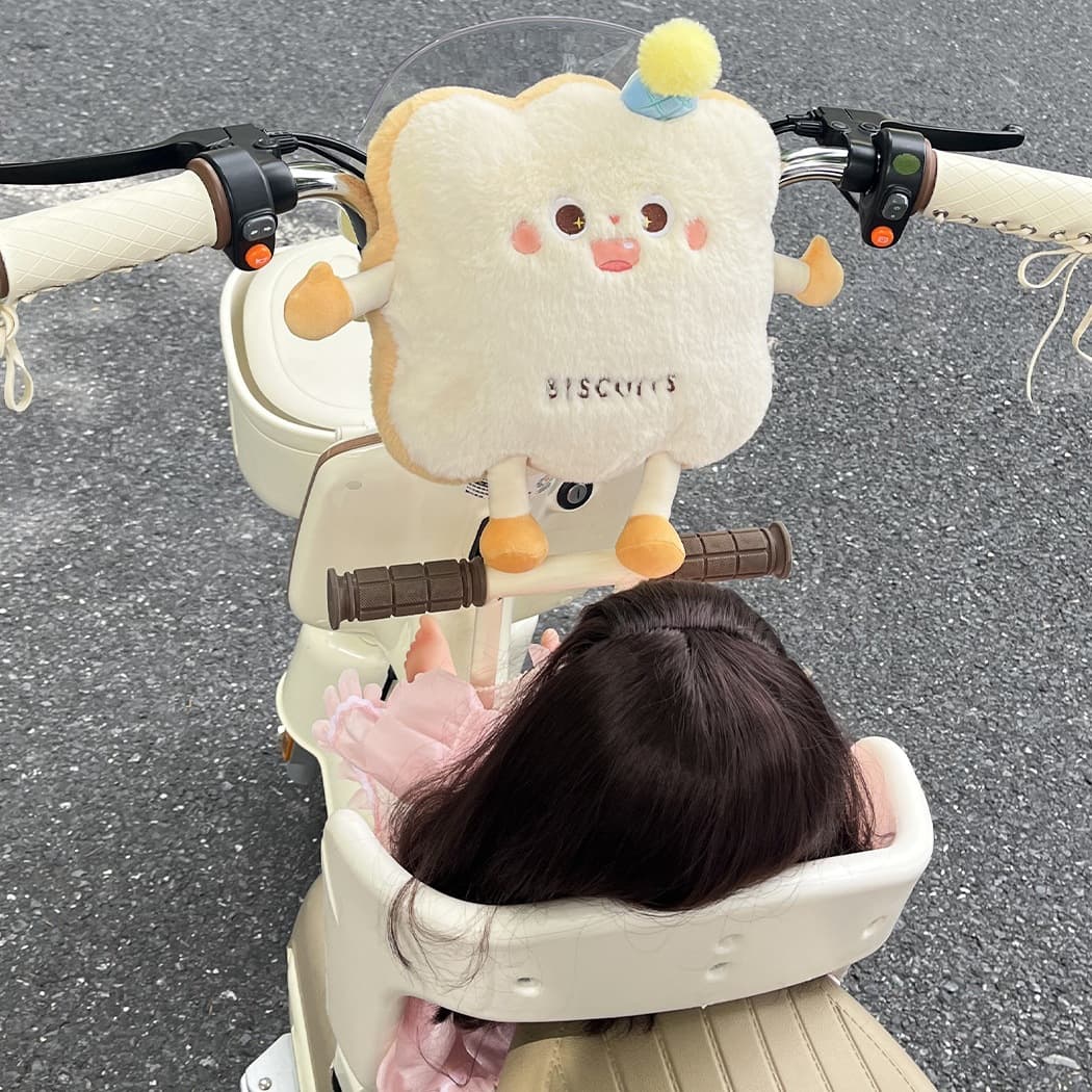 Electric scooter anti-collision pad child seat headrest universal infant cartoon cute creative thickened anti-collision head