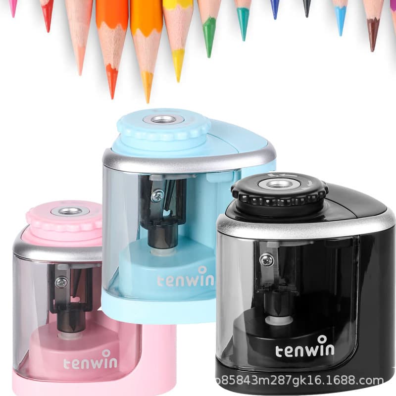Cross-border pencil sharpener Tianwen TW8005 electric pencil sharpener creative student automatic pencil sharpener portable