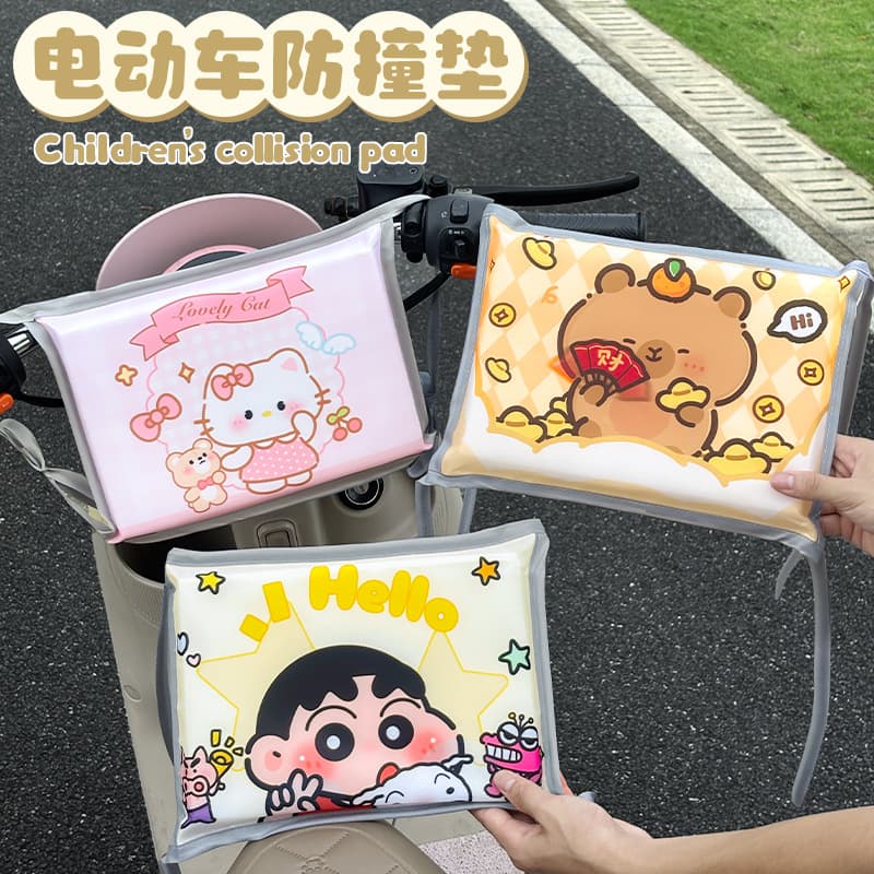 Electric Scooter Child Anti-Collision Head Protection Pad, Enlarged and Thickened Baby Bumper Pad, Doll Soft Cover for Impact Prevention