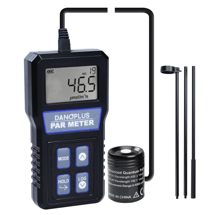 PAR METER IP68 waterproof probe digital display split-type luminous flux meter spectroscopy illuminometer