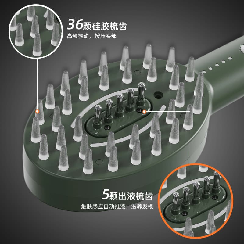 Scalp Applicator, Multifunctional Head Massager Comb, Scalp Liquid Applicator, Hair Care and Nourishing Comb, Hair Massager