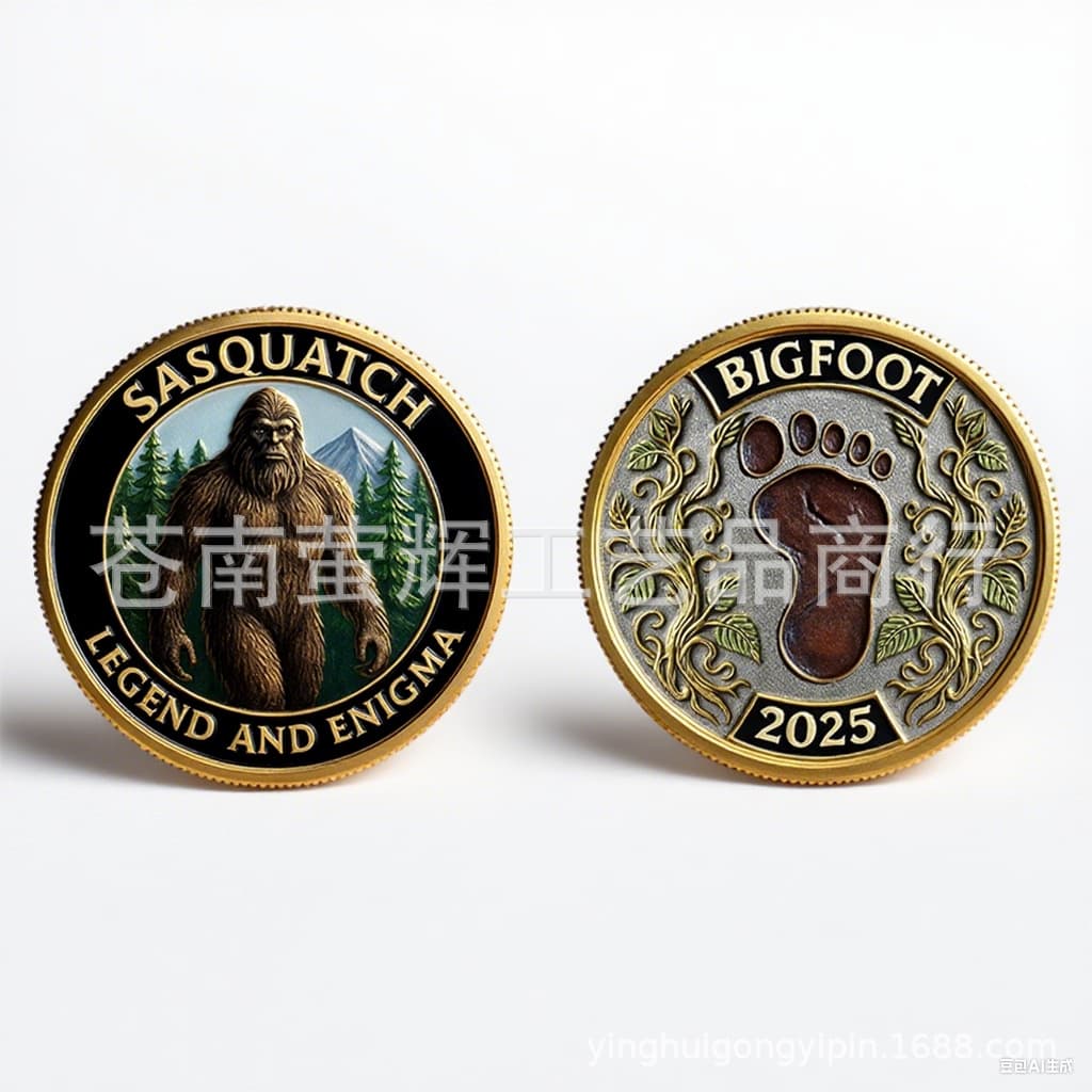 Cross-border new product gorilla commemorative coin, independent site hot seller